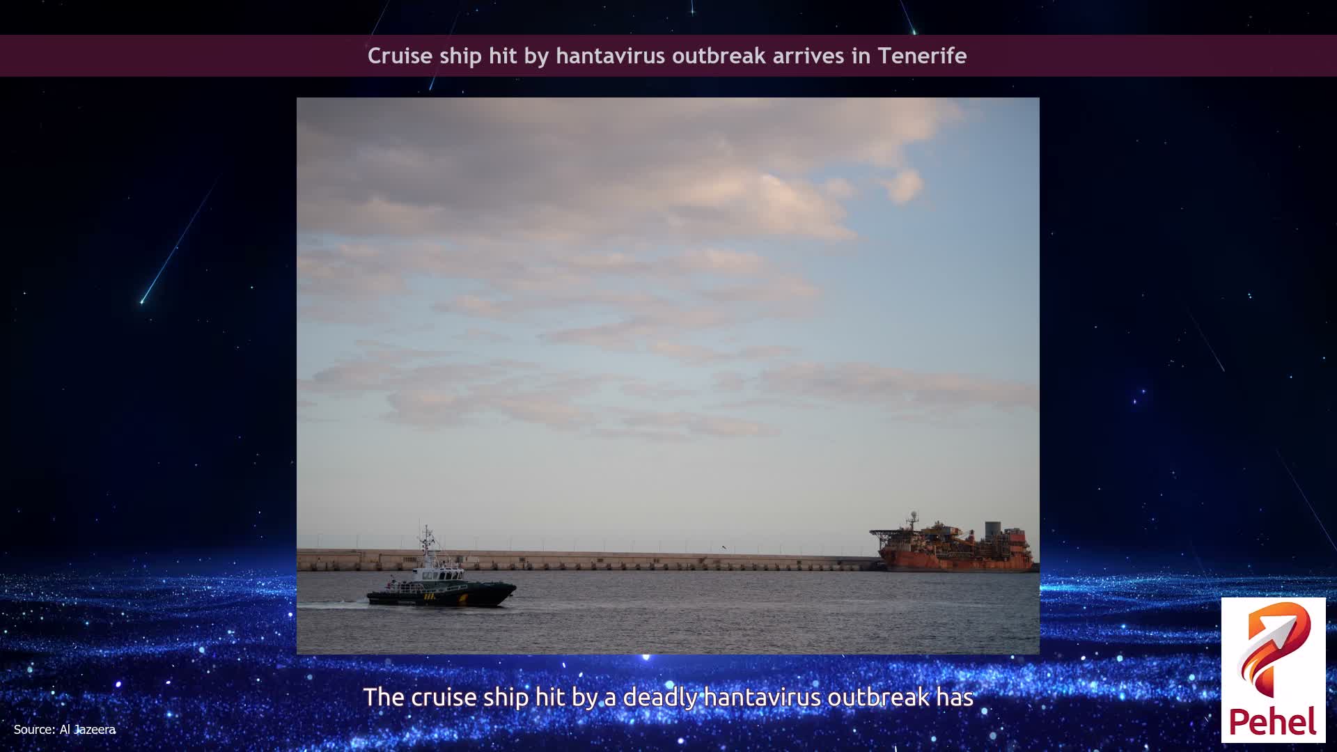 Cruise ship hit by hantavirus outbreak arrives in Tenerife