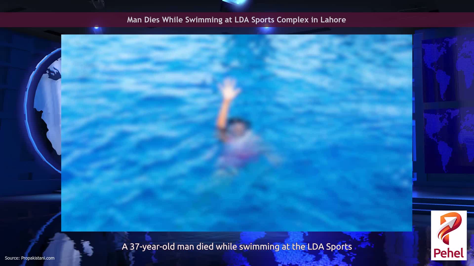 Man Dies While Swimming at LDA Sports Complex in Lahore