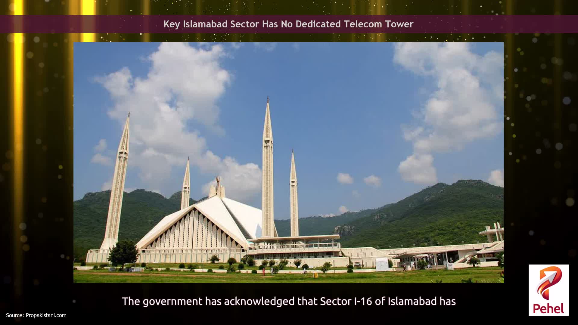 Key Islamabad Sector Has No Dedicated Telecom Tower