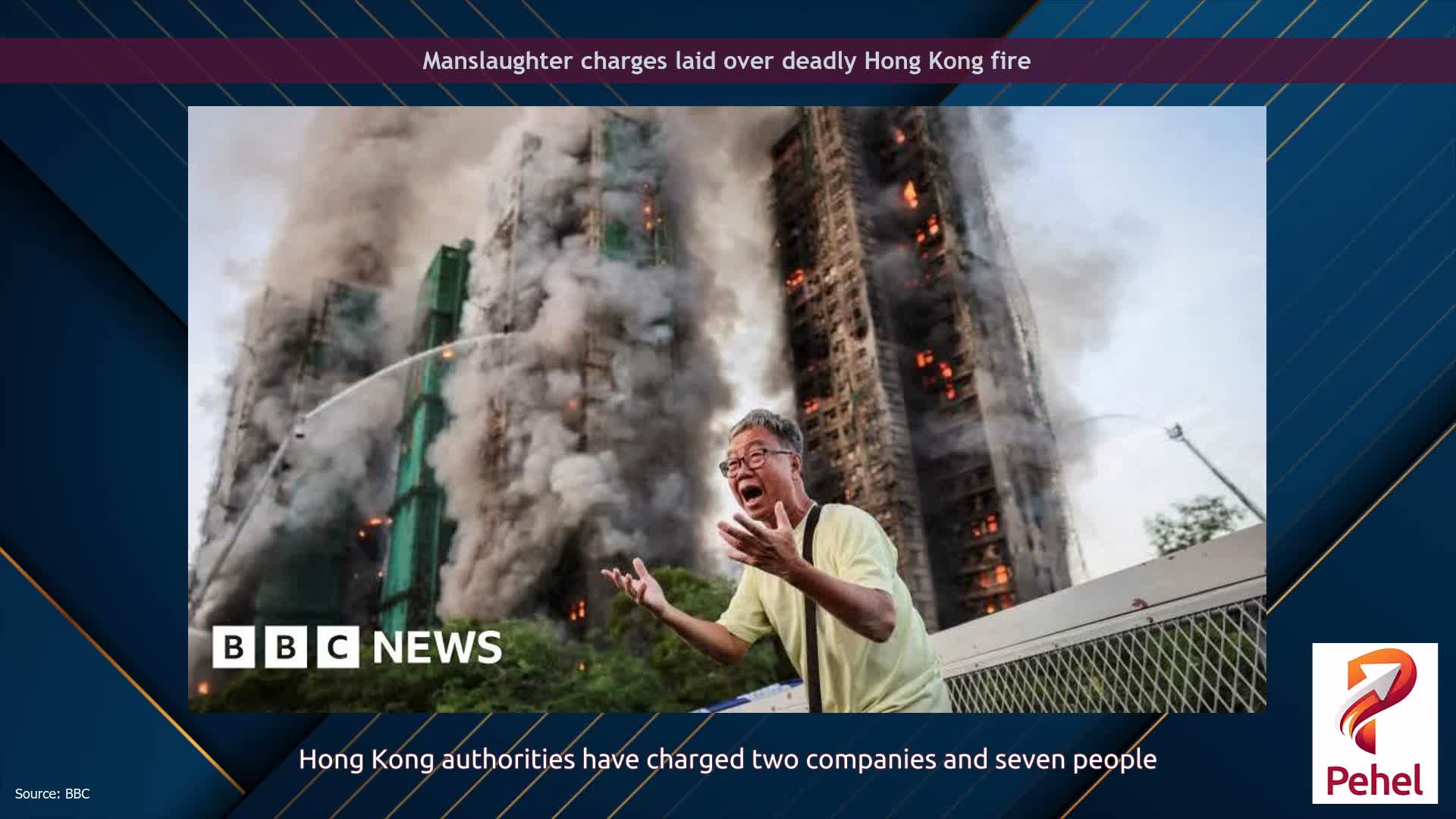 Manslaughter charges laid over deadly Hong Kong fire