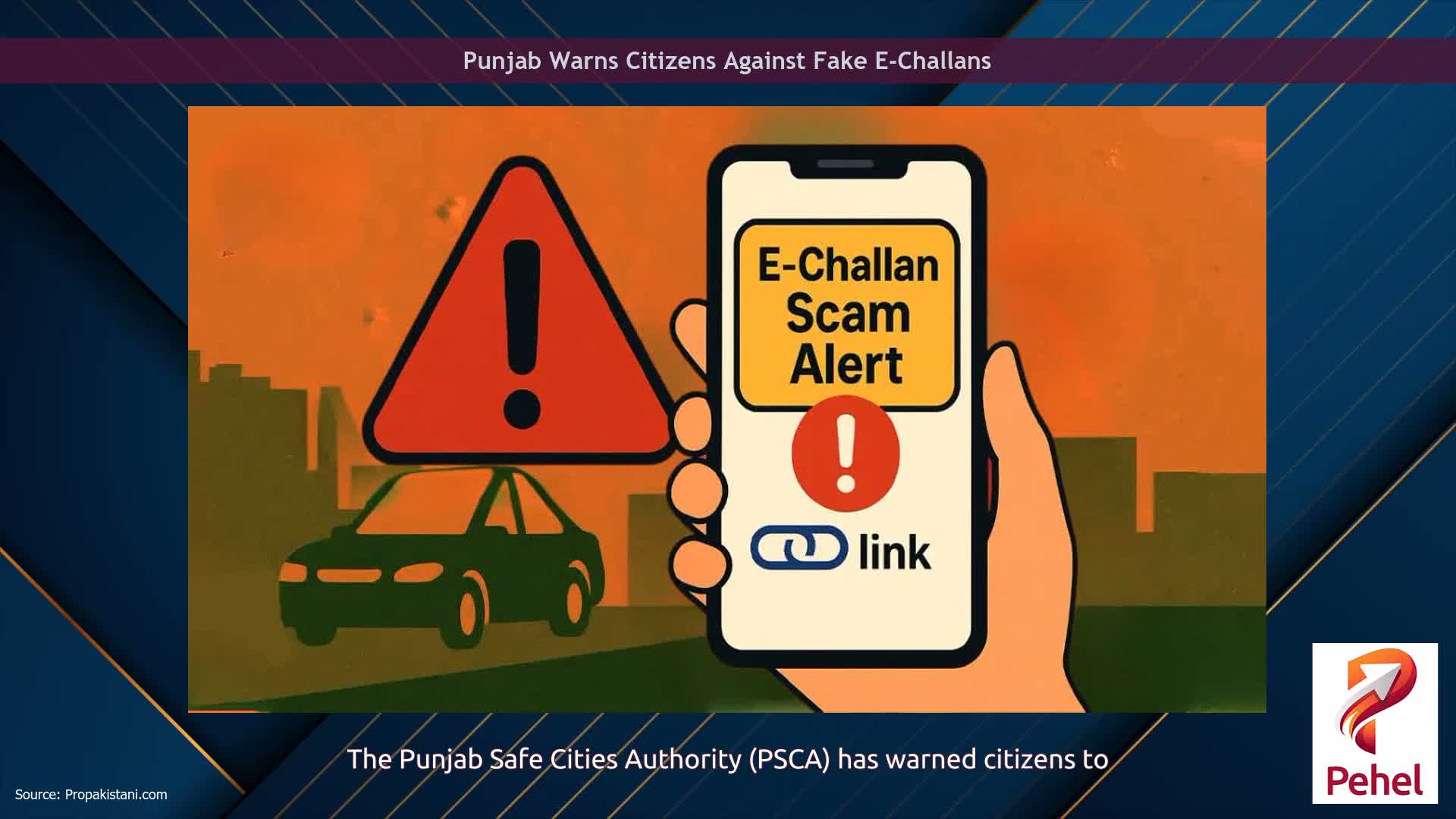 Punjab Warns Citizens Against Fake E-Challans