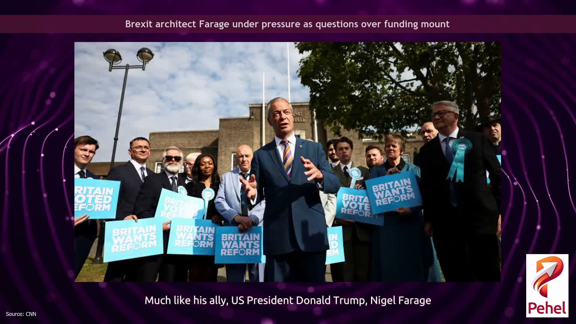 Brexit architect Farage under pressure as questions over funding mount