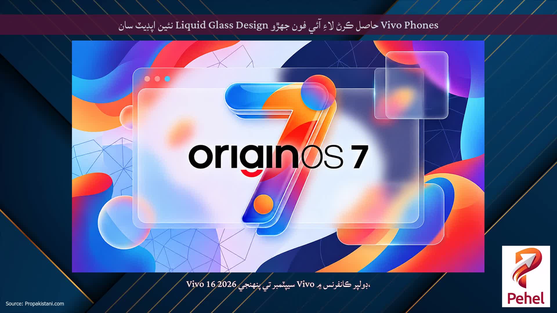 Vivo Phones حاصل ڪرڻ لاءِ آئي فون جھڙو Liquid Glass Design نئين اپڊيٽ سان