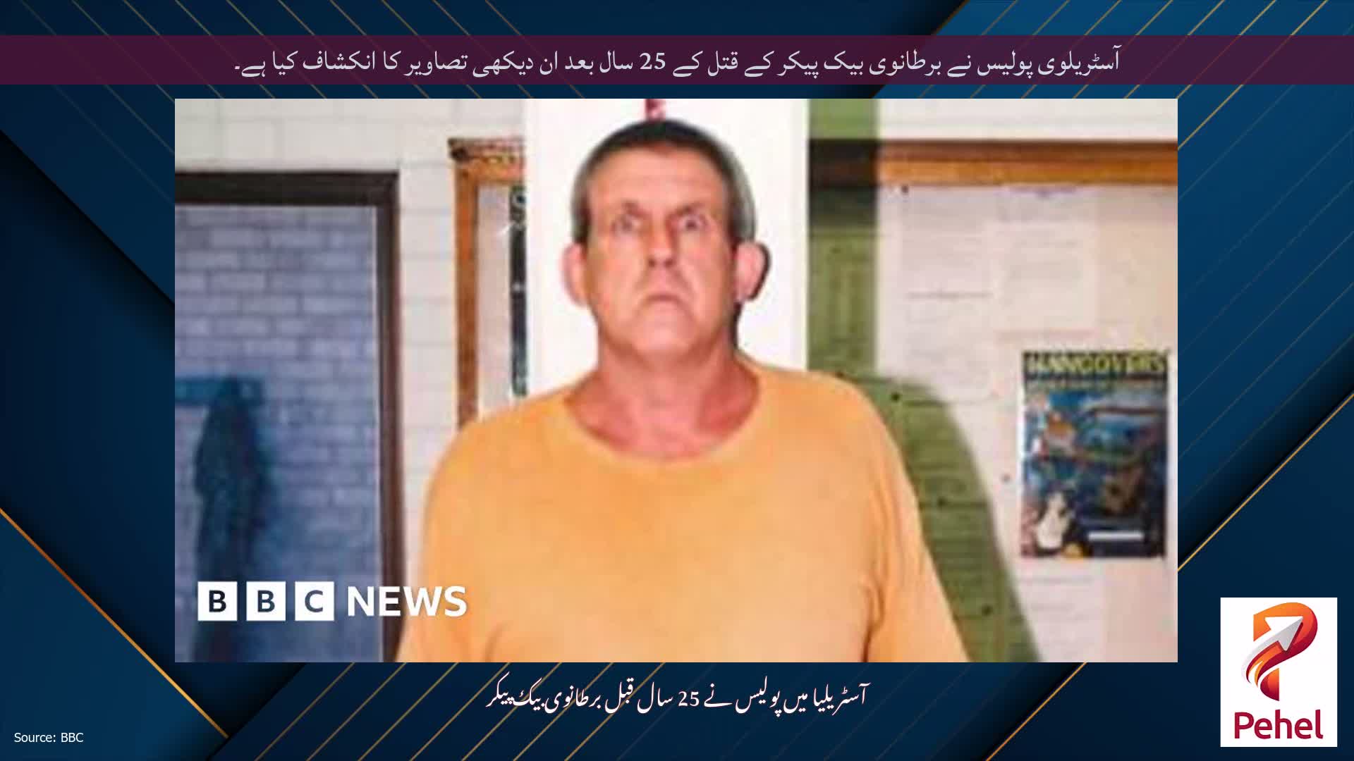 آسٹریلوی پولیس نے برطانوی بیک پیکر کے قتل کے 25 سال بعد ان دیکھی تصاویر کا انکشاف کیا ہے۔