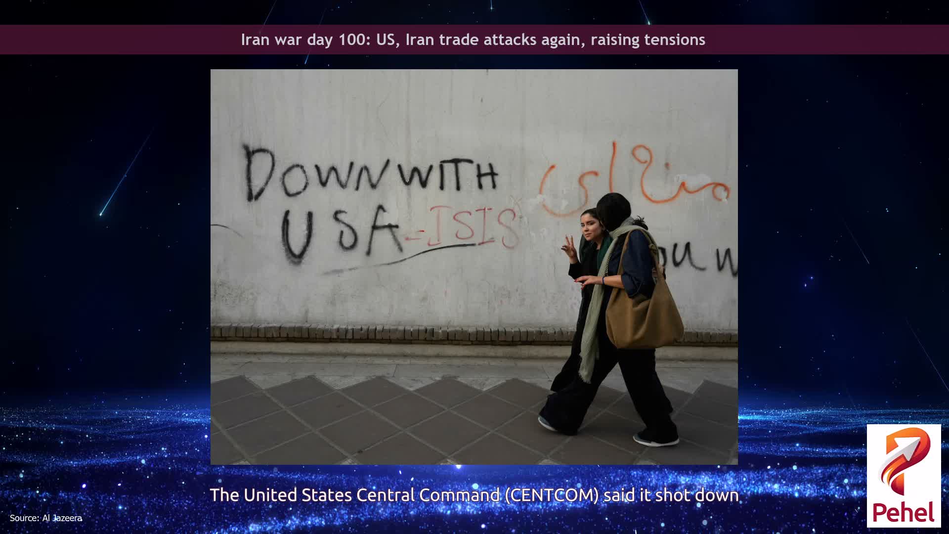 Iran war day 100: US, Iran trade attacks again, raising tensions