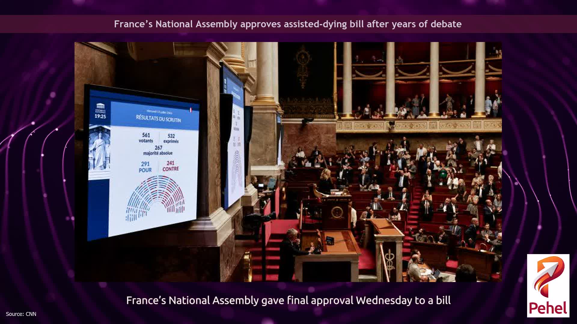 France’s National Assembly approves assisted-dying bill after years of debate