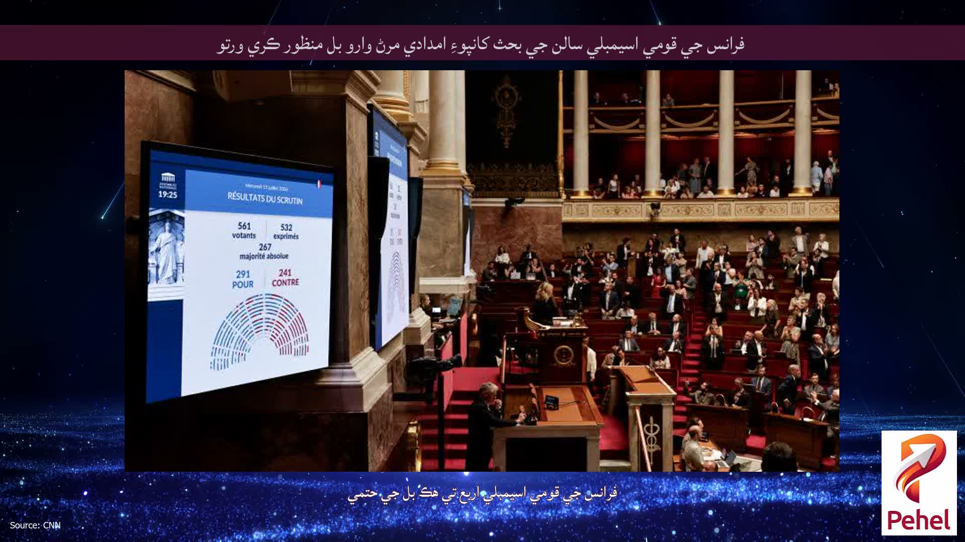 فرانس جي قومي اسيمبلي سالن جي بحث کانپوءِ امدادي مرڻ وارو بل منظور ڪري ورتو