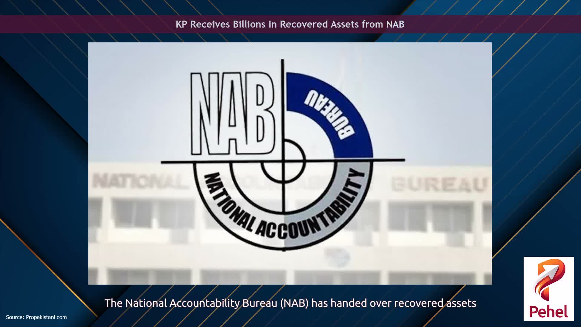 KP Receives Billions in Recovered Assets from NAB