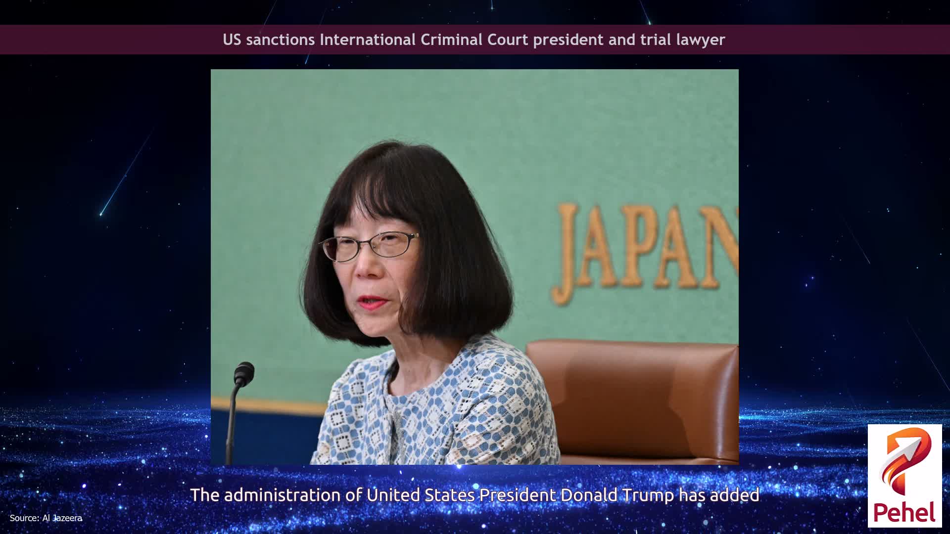 US sanctions International Criminal Court president and trial lawyer