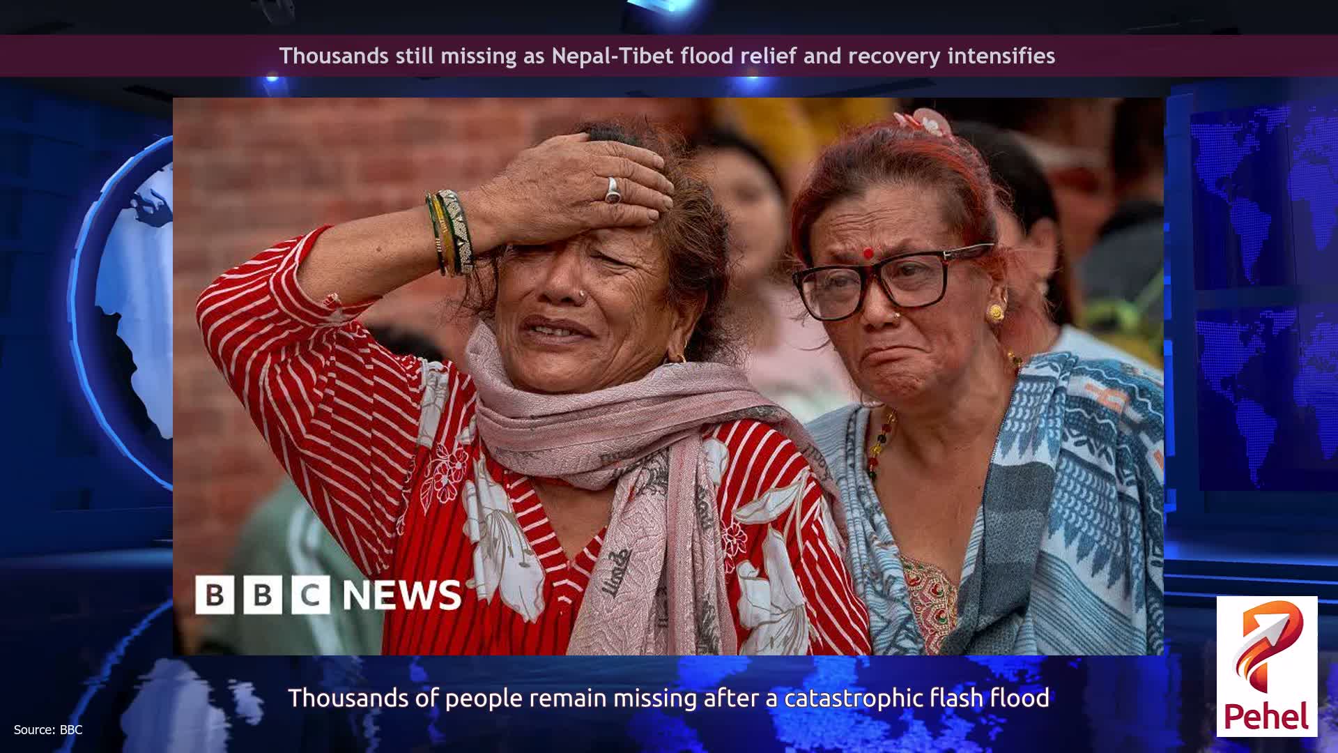 Thousands still missing as Nepal-Tibet flood relief and recovery intensifies
