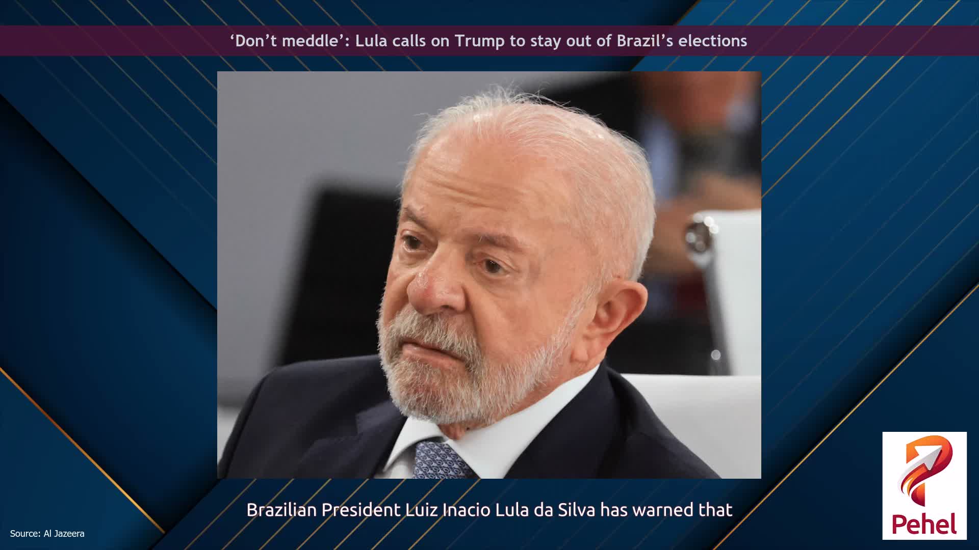 ‘Don’t meddle’: Lula calls on Trump to stay out of Brazil’s elections