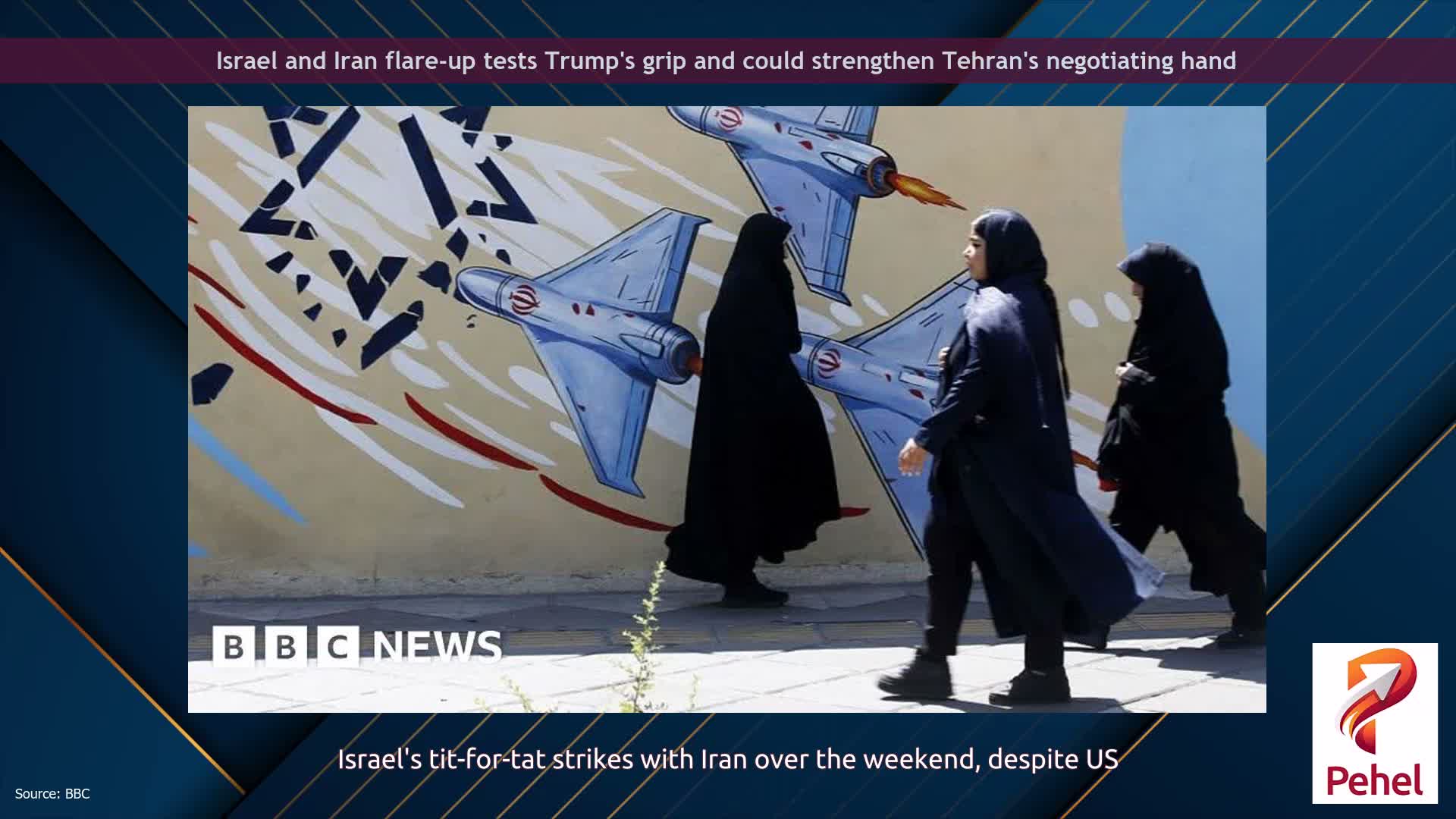 Israel and Iran flare-up tests Trump's grip and could strengthen Tehran's negotiating hand