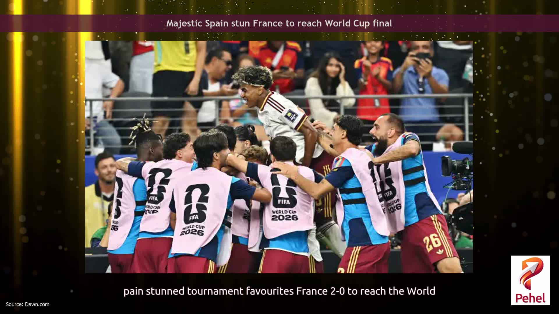 Majestic Spain stun France to reach World Cup final