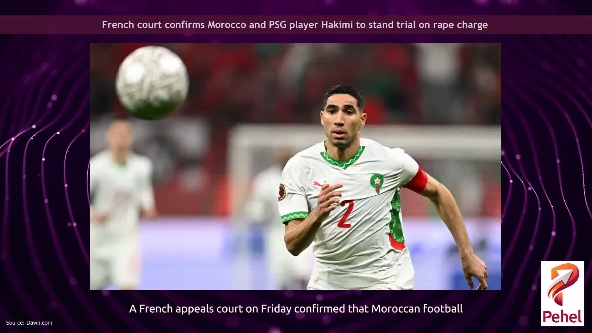 French court confirms Morocco and PSG player Hakimi to stand trial on rape charge