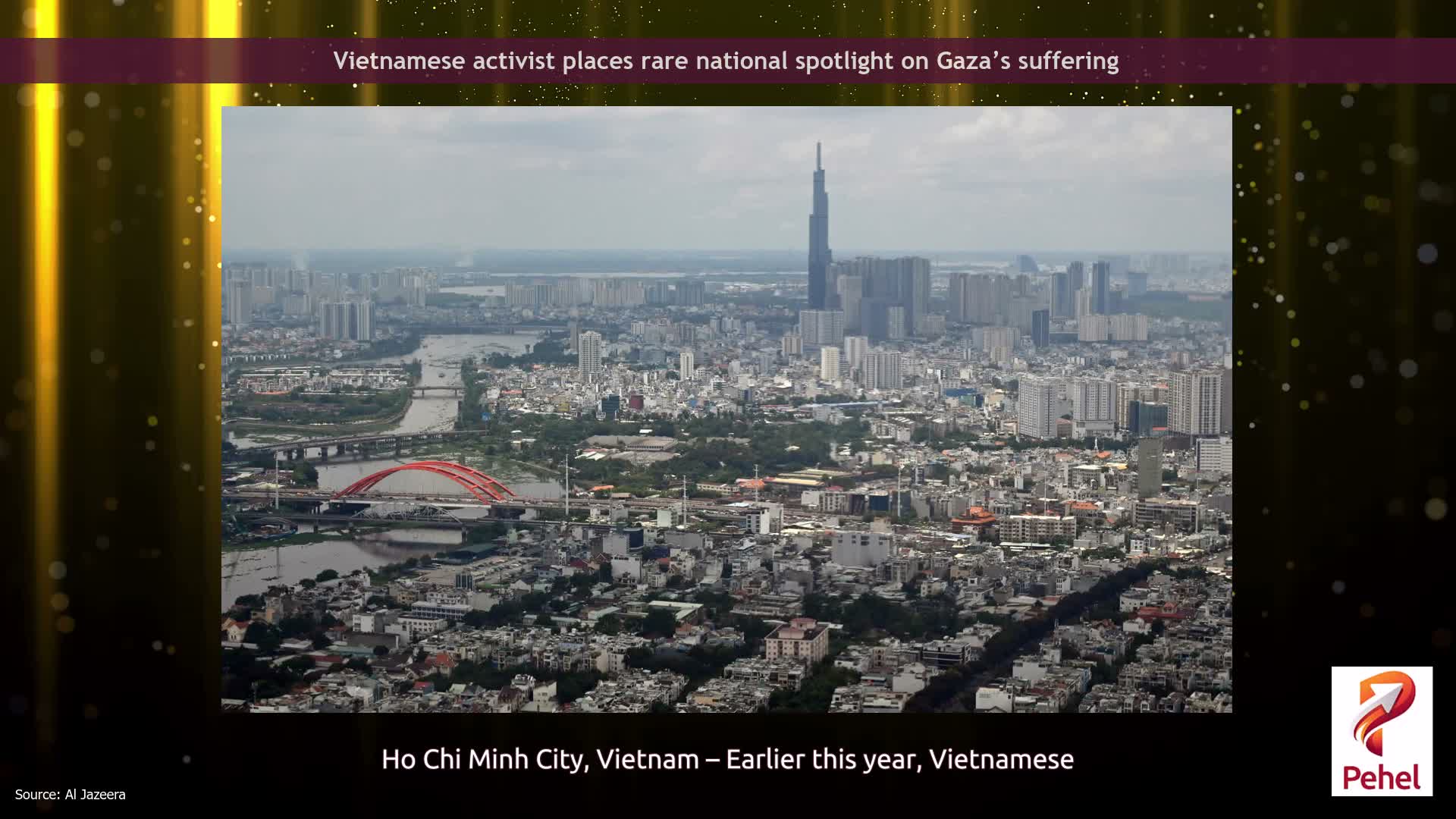 Vietnamese activist places rare national spotlight on Gaza’s suffering