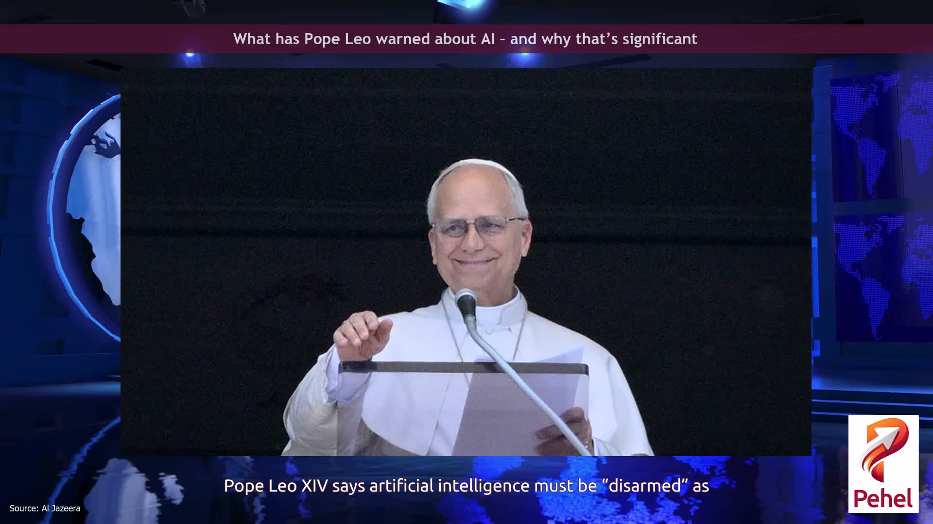 What has Pope Leo warned about AI – and why that’s significant
