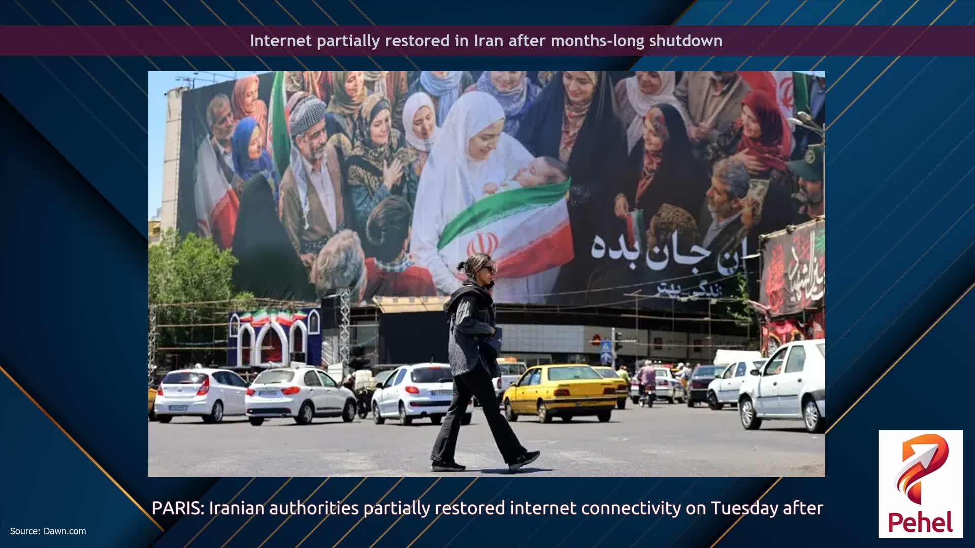 Internet partially restored in Iran after months-long shutdown