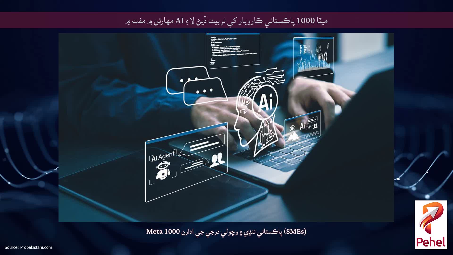 ميٽا 1000 پاڪستاني ڪاروبار کي تربيت ڏيڻ لاءِ AI مهارتن ۾ مفت ۾