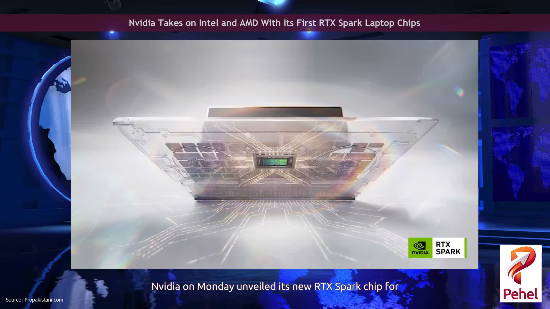 Nvidia Takes on Intel and AMD With Its First RTX Spark Laptop Chips