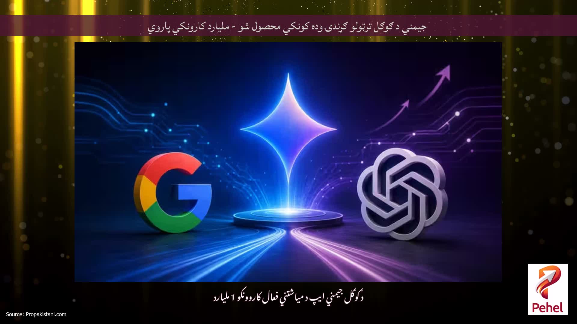 جیمني د ګوګل ترټولو ګړندۍ وده کونکي محصول شو - ملیارد کارونکي پاروي