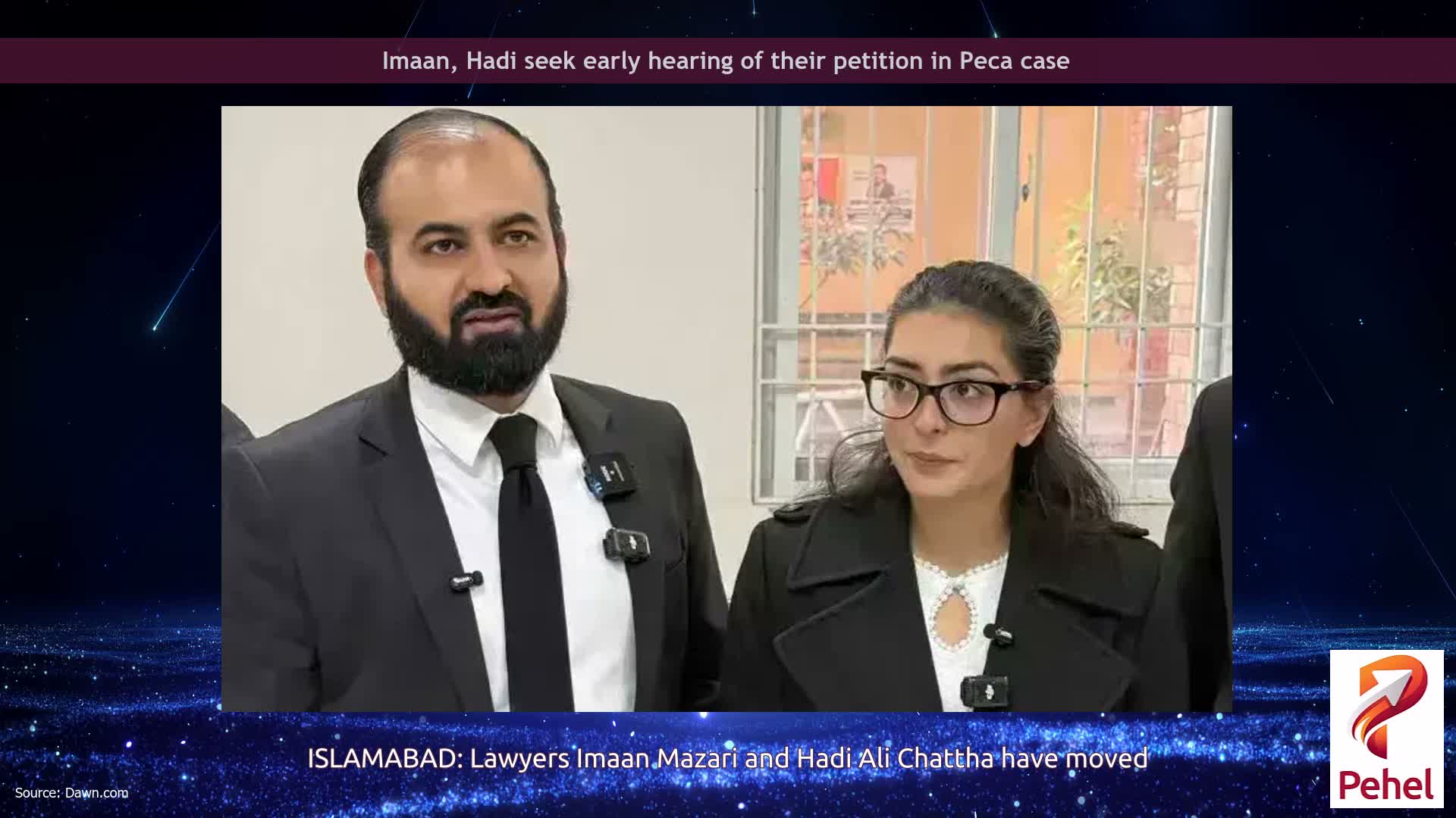 Imaan, Hadi seek early hearing of their petition in Peca case