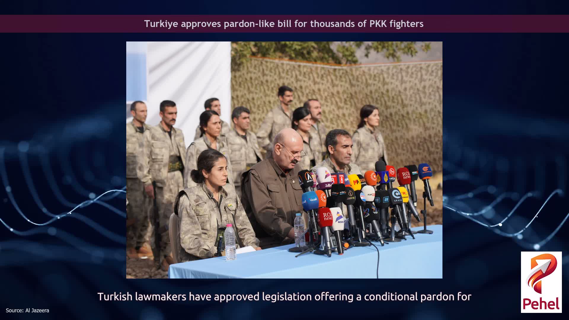 Turkiye approves pardon-like bill for thousands of PKK fighters