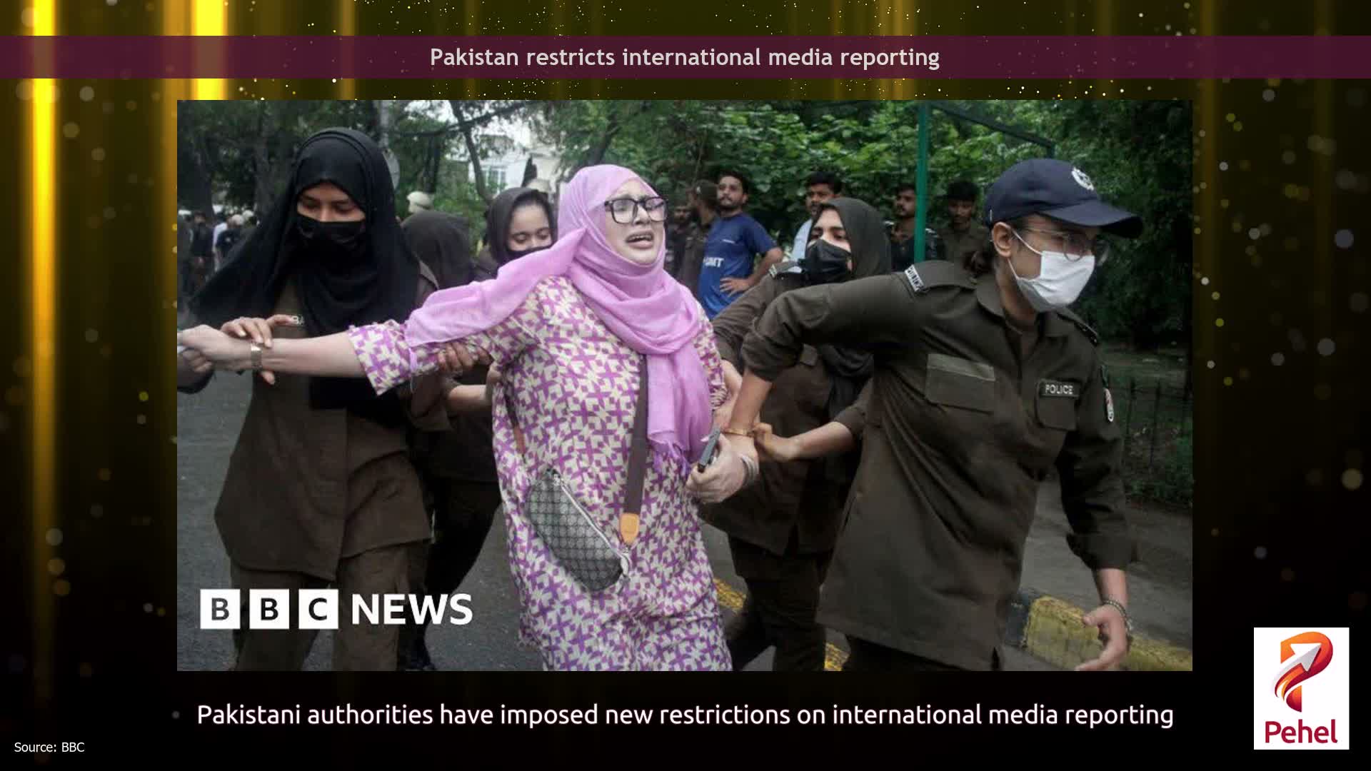 Pakistan restricts international media reporting