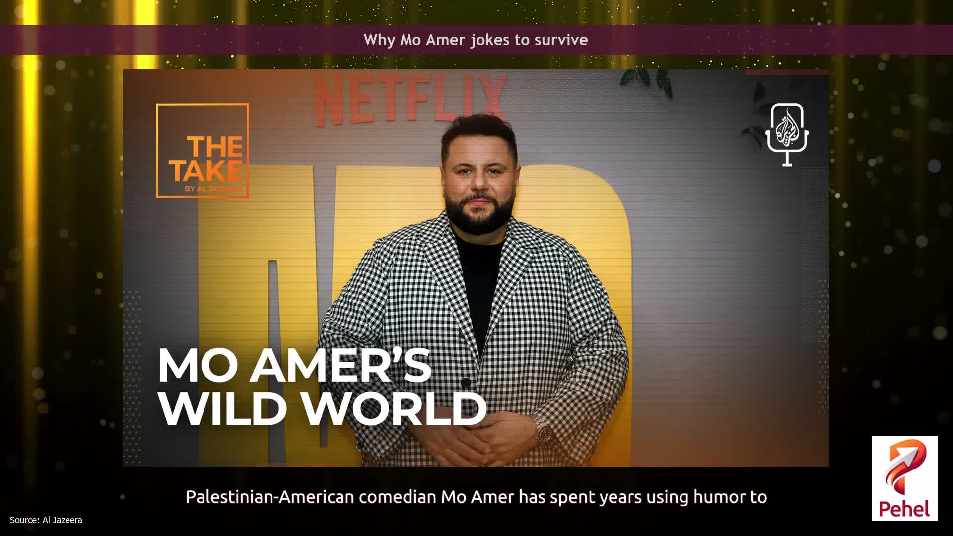 Why Mo Amer jokes to survive