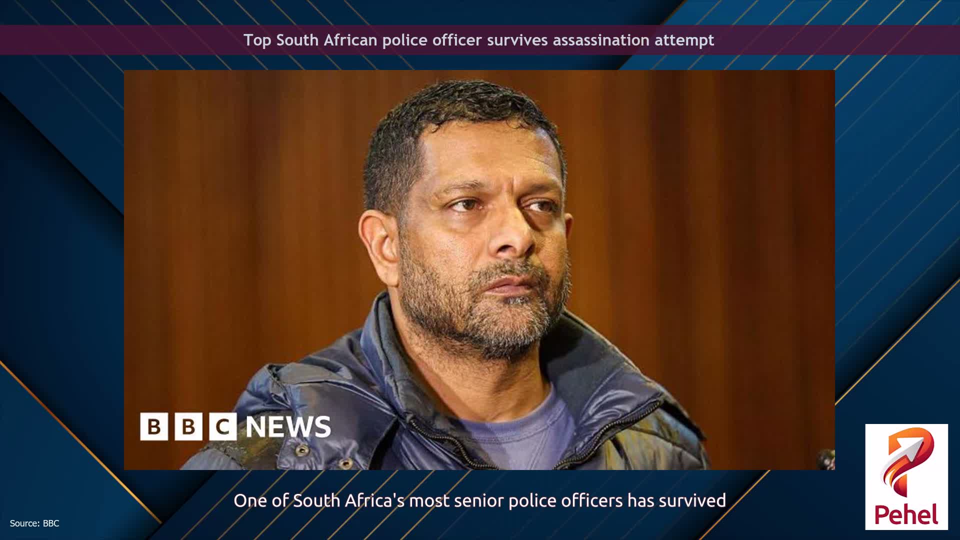 Top South African police officer survives assassination attempt