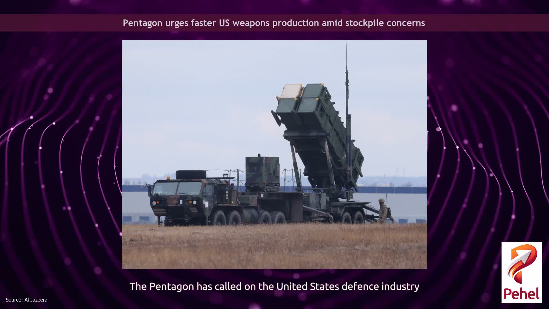 Pentagon urges faster US weapons production amid stockpile concerns