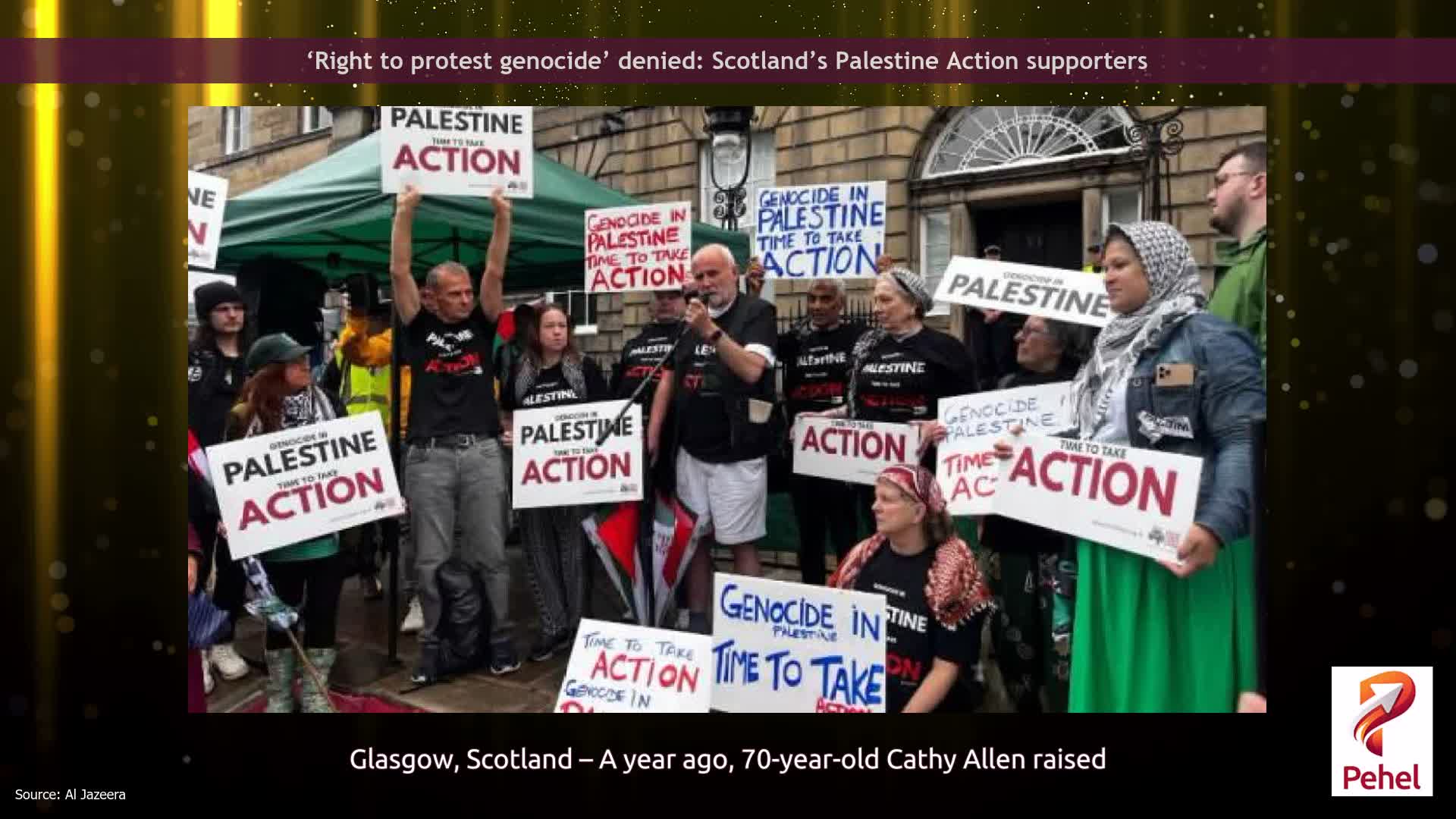 ‘Right to protest genocide’ denied: Scotland’s Palestine Action supporters