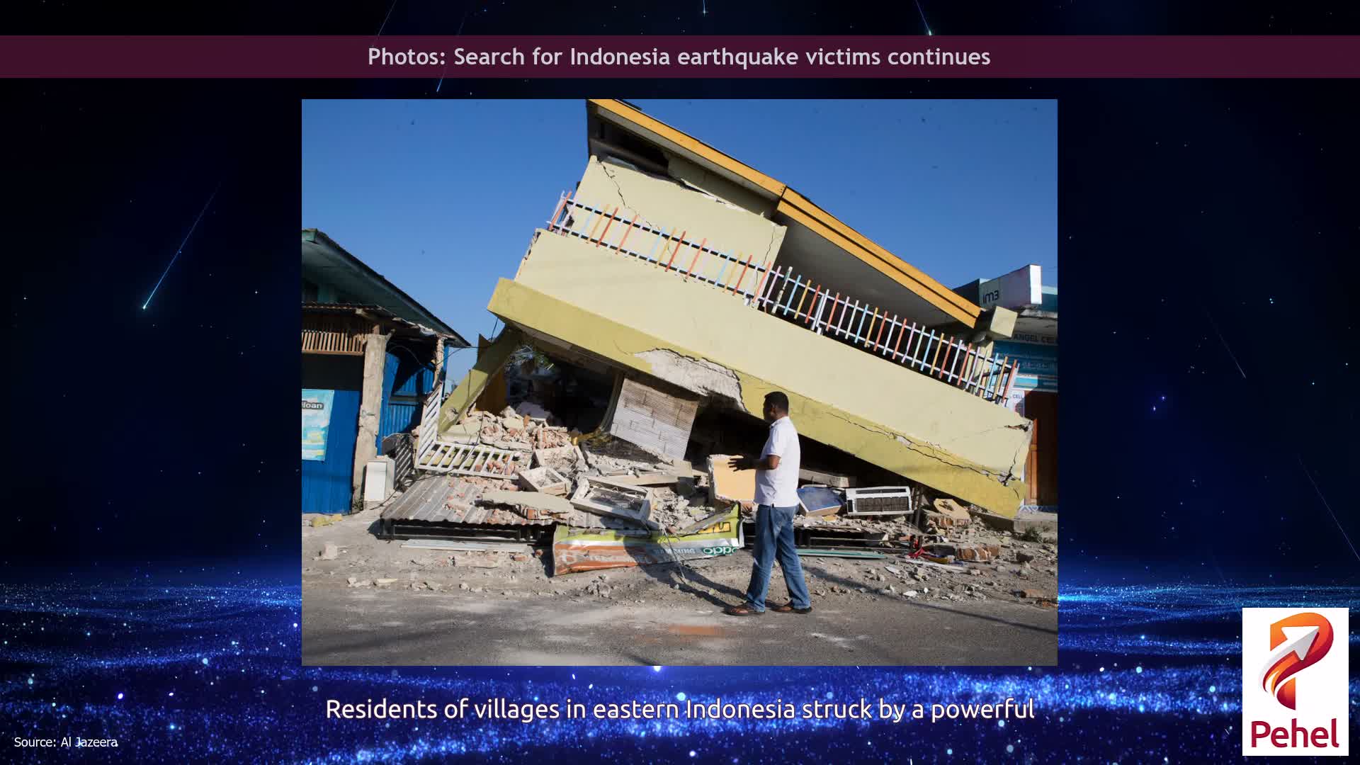 Photos: Search for Indonesia earthquake victims continues