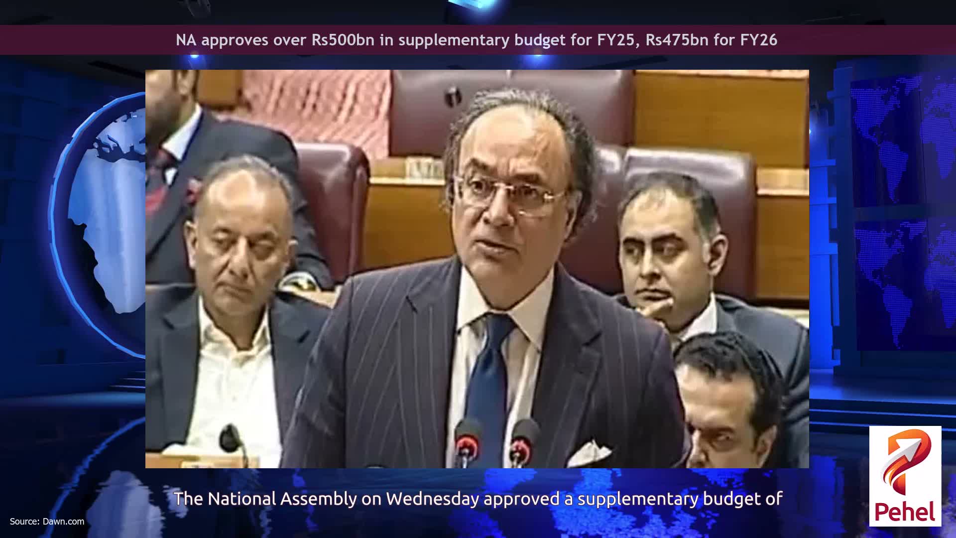 NA approves over Rs500bn in supplementary budget for FY25, Rs475bn for FY26
