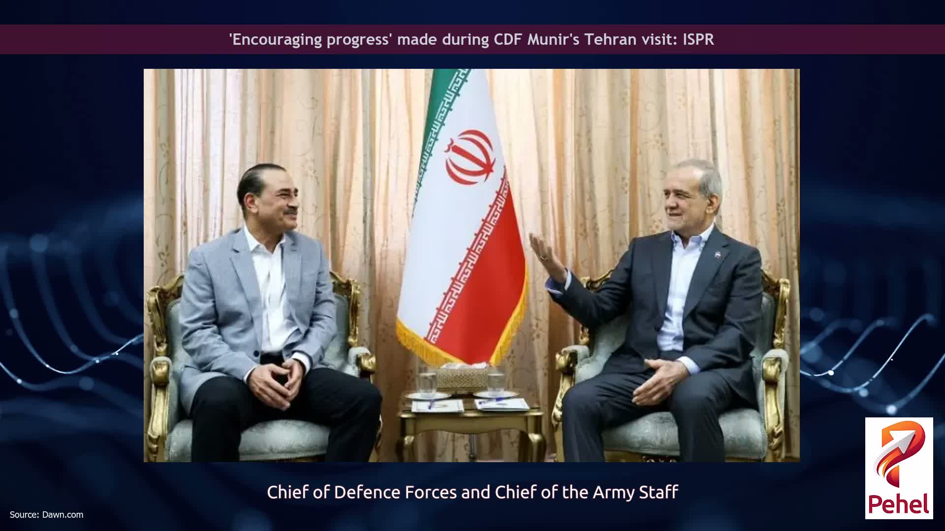 'Encouraging progress' made during CDF Munir's Tehran visit: ISPR
