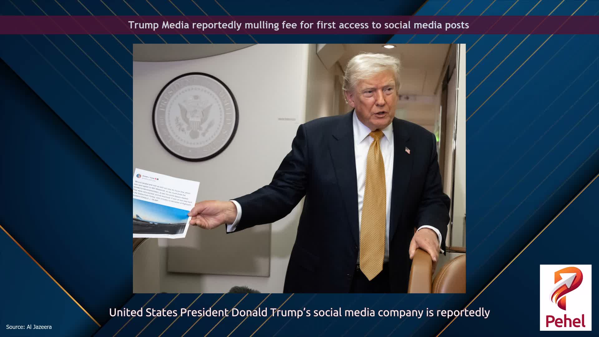 Trump Media reportedly mulling fee for first access to social media posts
