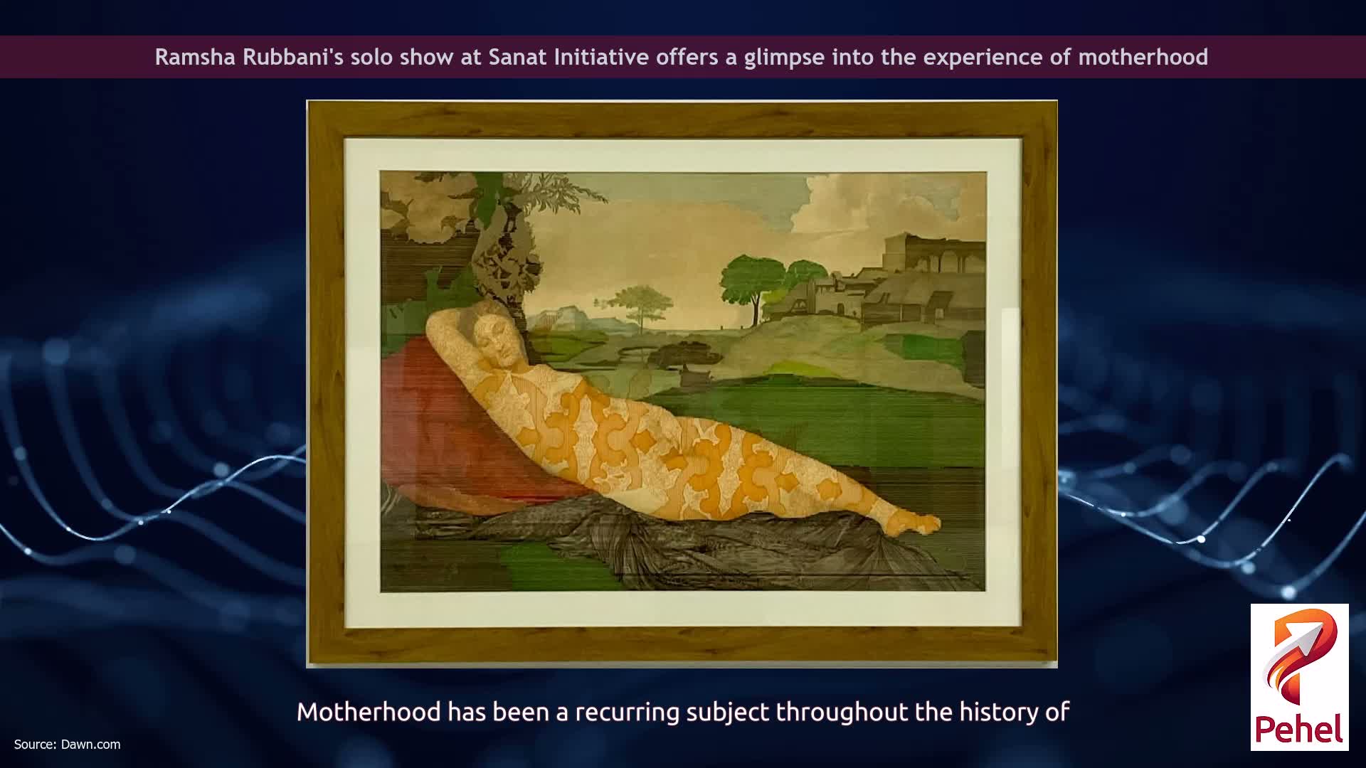 Ramsha Rubbani's solo show at Sanat Initiative offers a glimpse into the experience of motherhood
