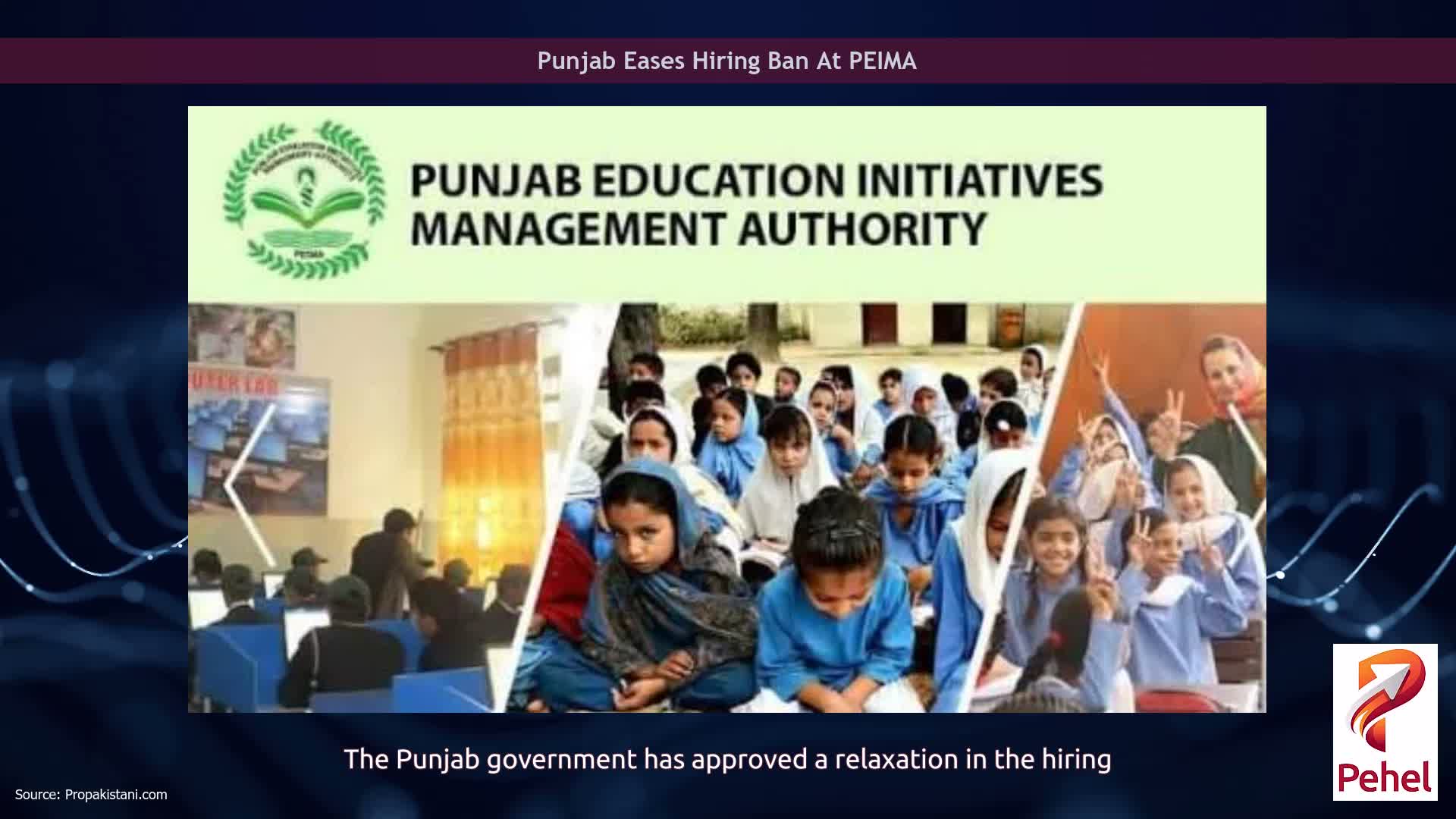 Punjab Eases Hiring Ban At PEIMA