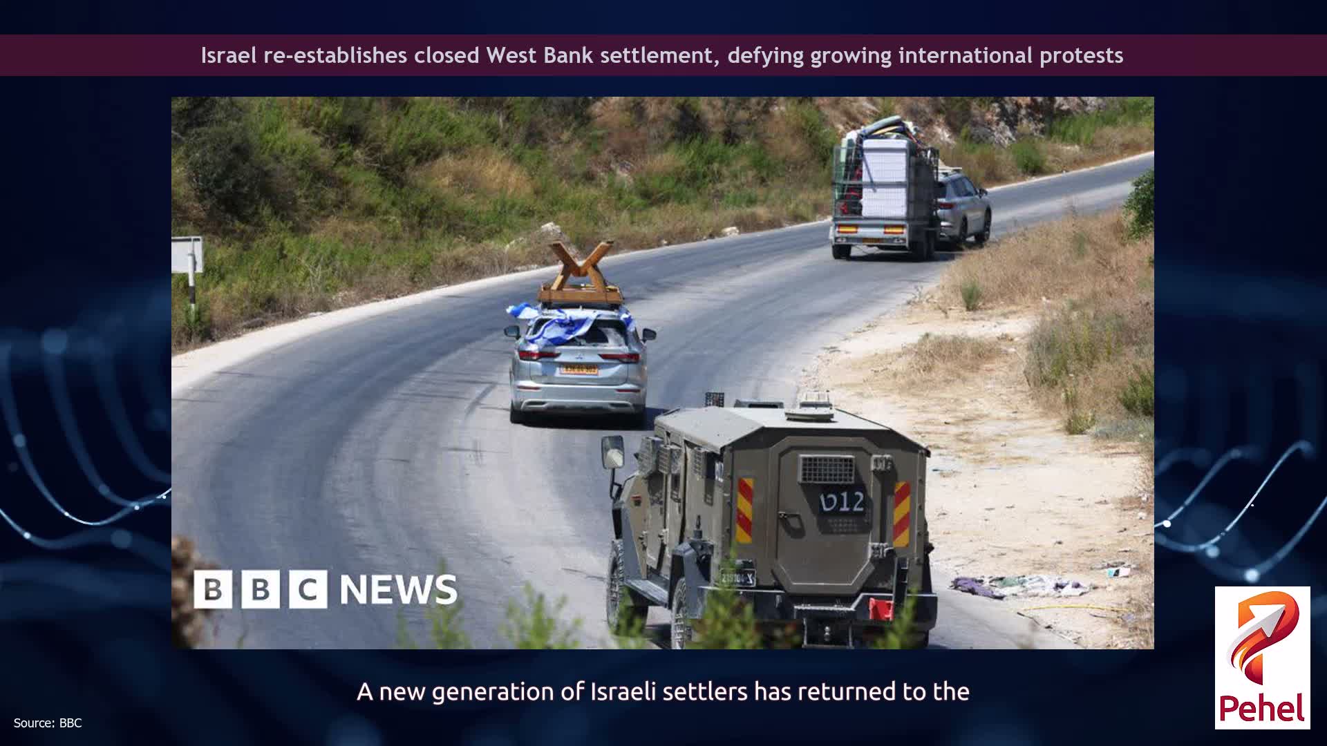 Israel re-establishes closed West Bank settlement, defying growing international protests