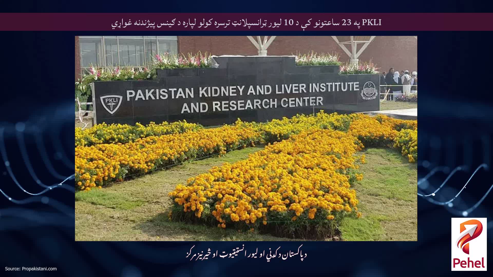 PKLI په 23 ساعتونو کې د 10 لیور ټرانسپلانټ ترسره کولو لپاره د ګینس پیژندنه غواړي