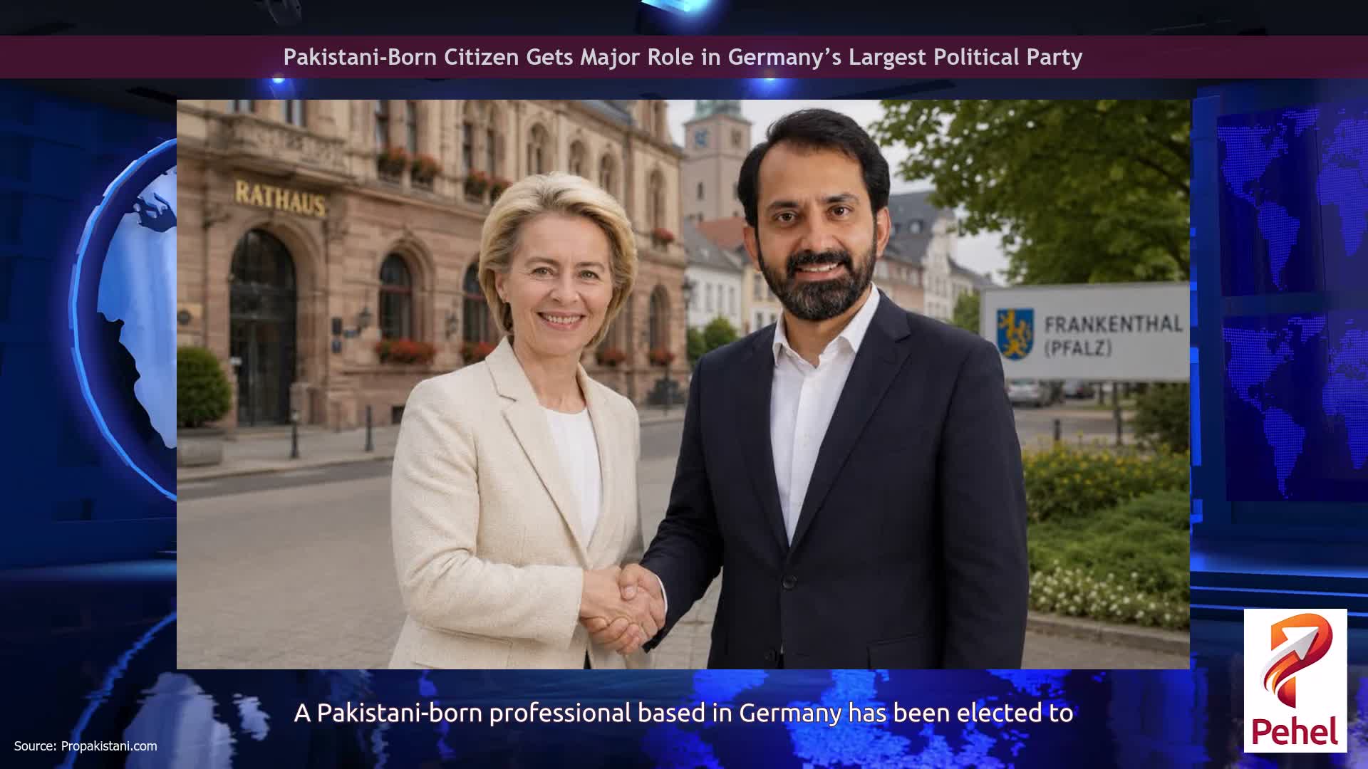 Pakistani-Born Citizen Gets Major Role in Germany’s Largest Political Party