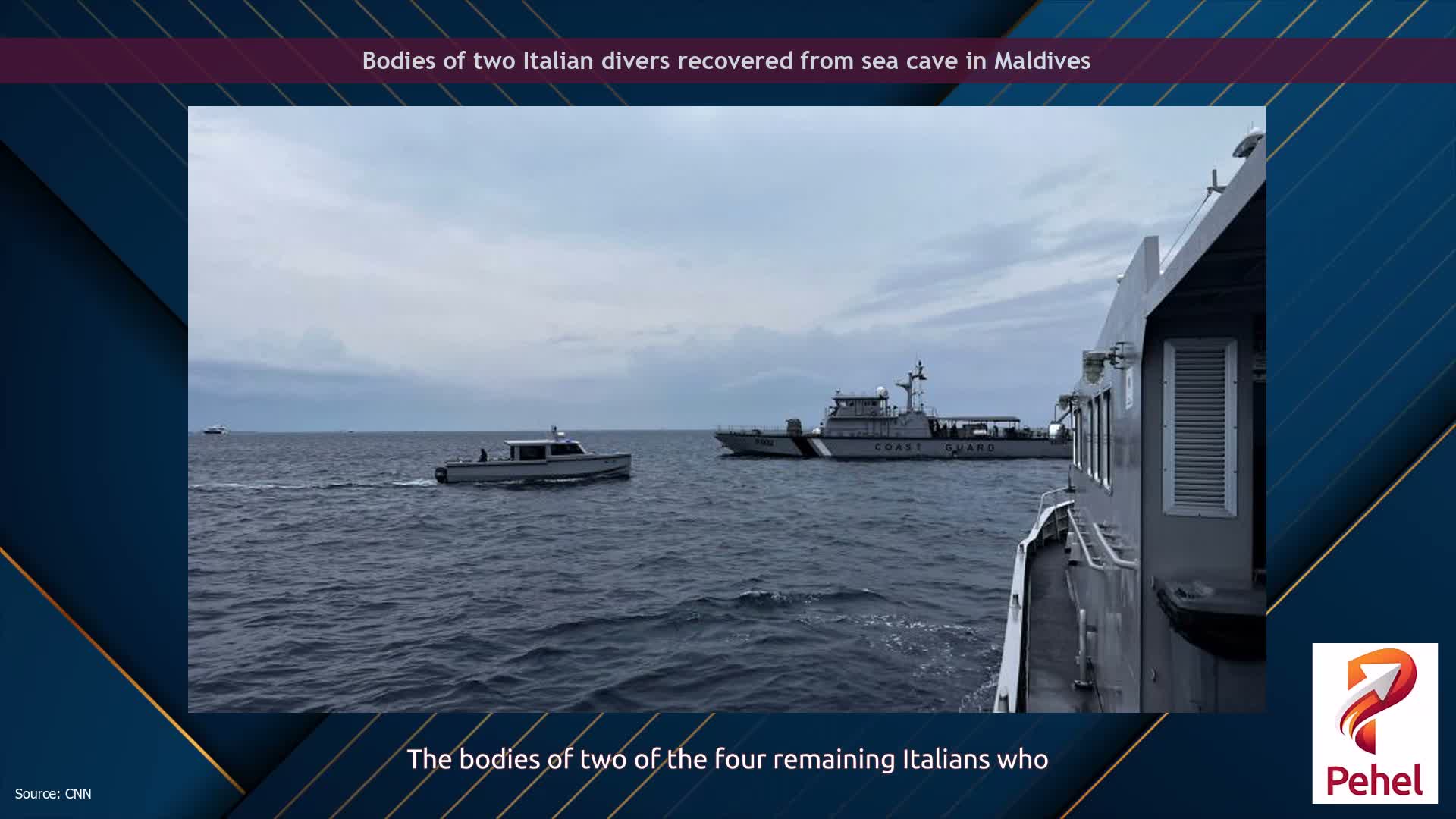 Bodies of two Italian divers recovered from sea cave in Maldives