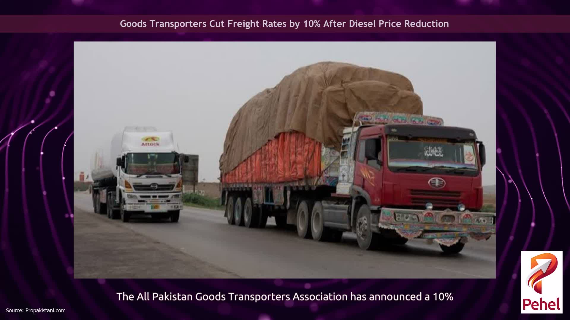 Goods Transporters Cut Freight Rates by 10% After Diesel Price Reduction