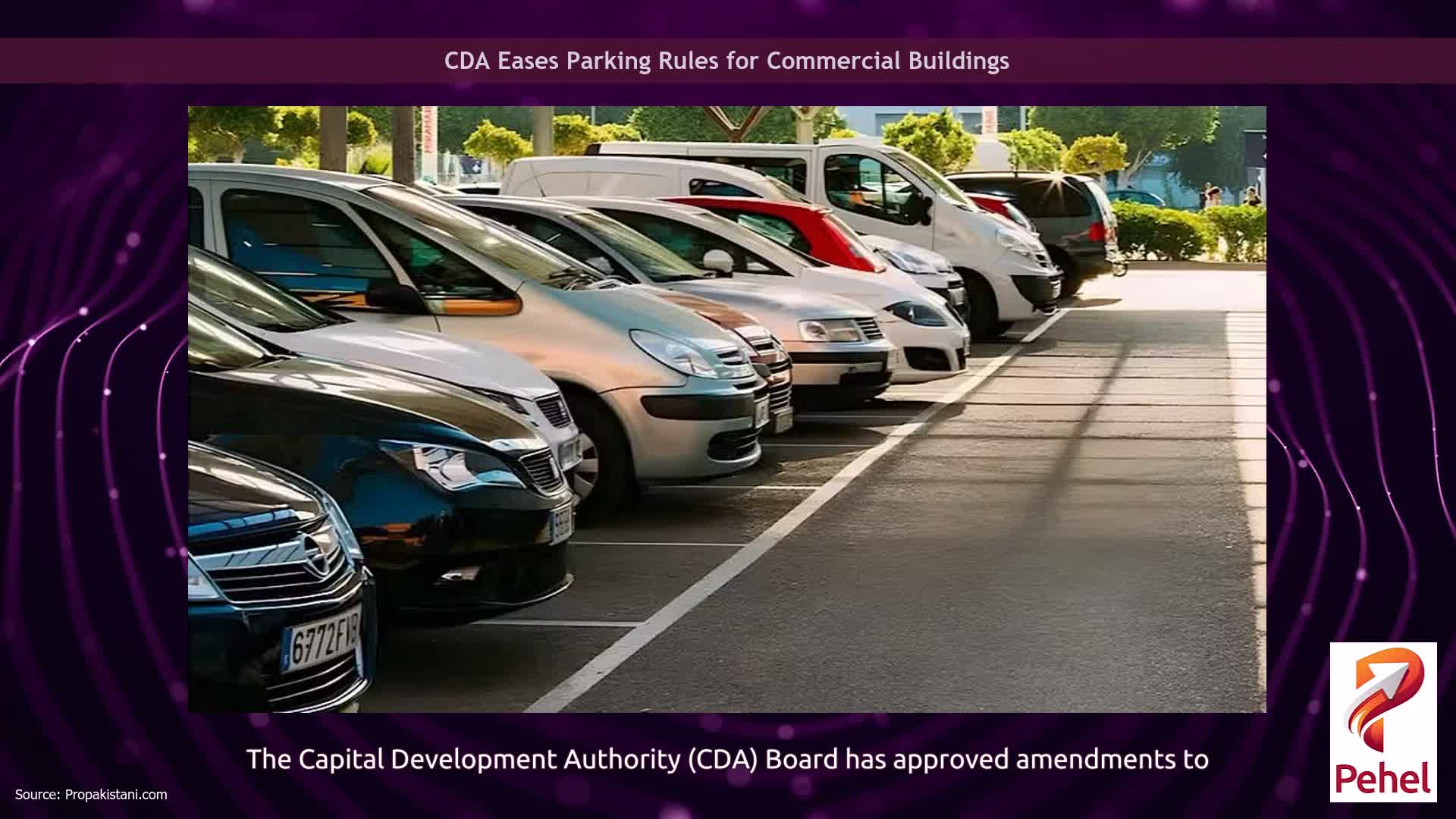 CDA Eases Parking Rules for Commercial Buildings