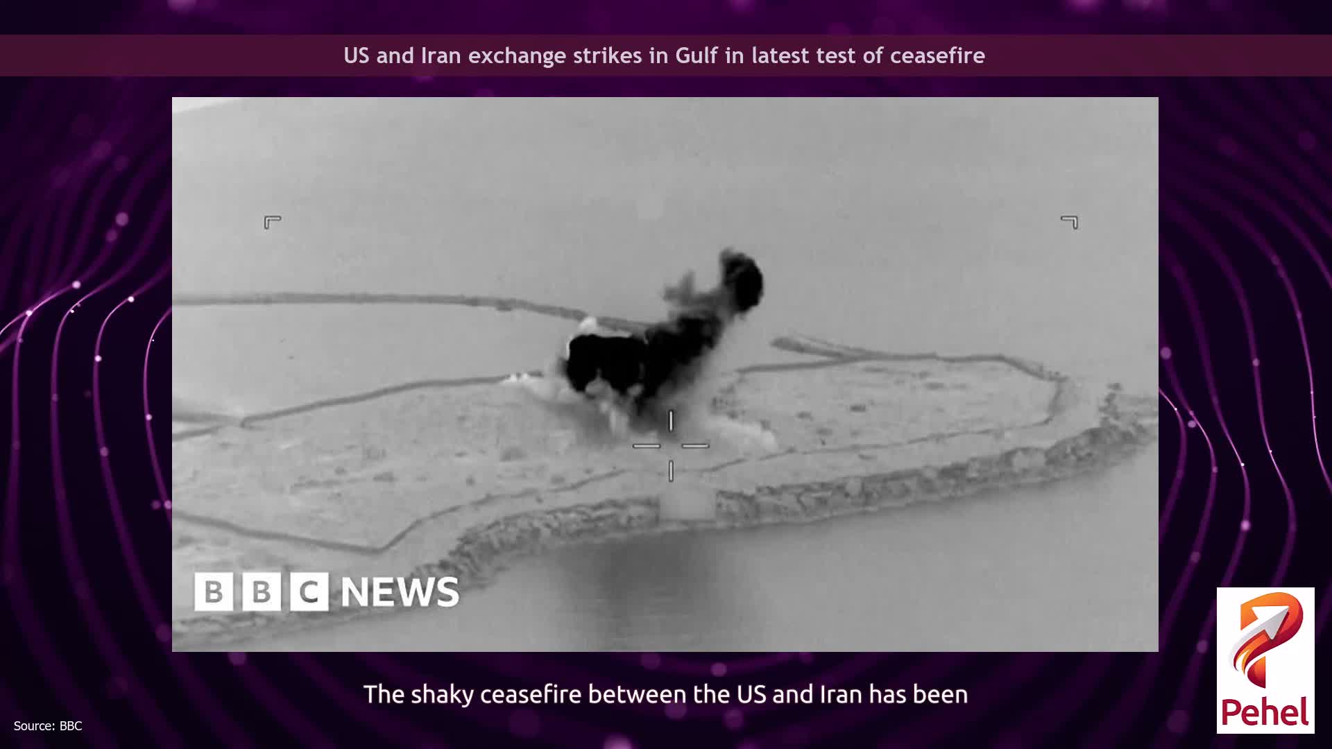 US and Iran exchange strikes in Gulf in latest test of ceasefire