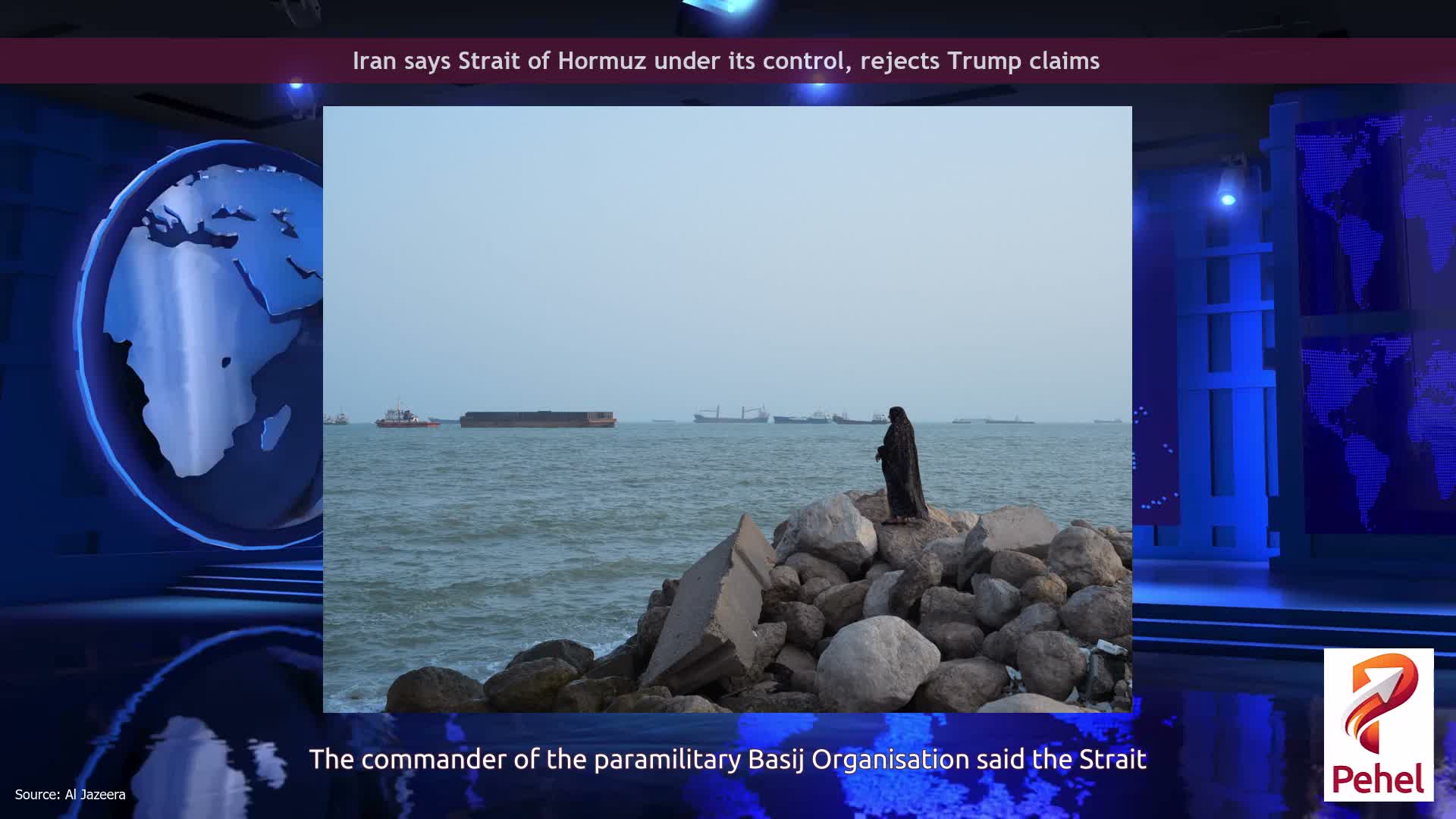 Iran says Strait of Hormuz under its control, rejects Trump claims