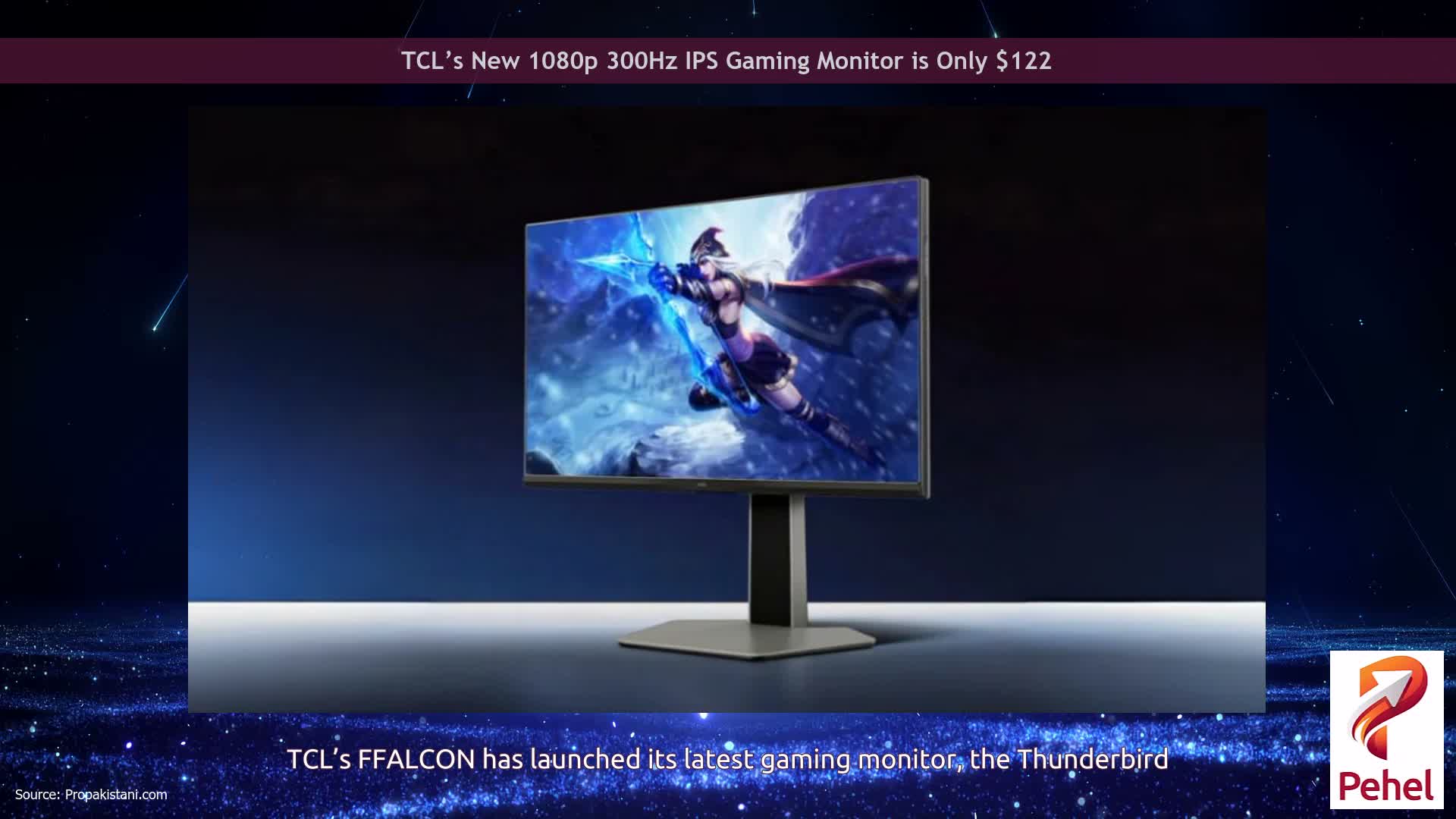 TCL’s New 1080p 300Hz IPS Gaming Monitor is Only $122