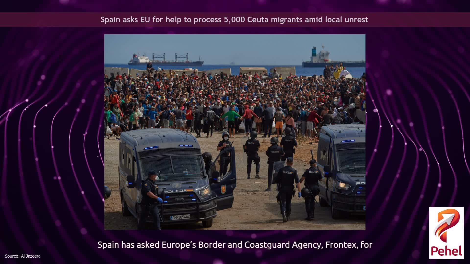 Spain asks EU for help to process 5,000 Ceuta migrants amid local unrest