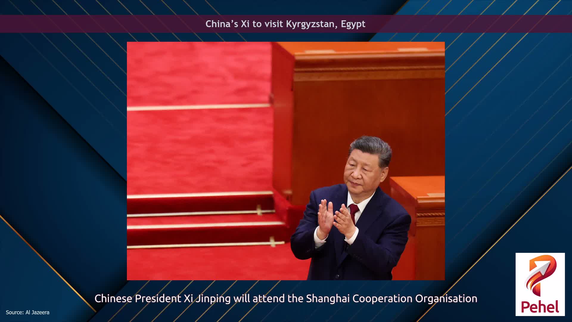 China’s Xi to visit Kyrgyzstan, Egypt