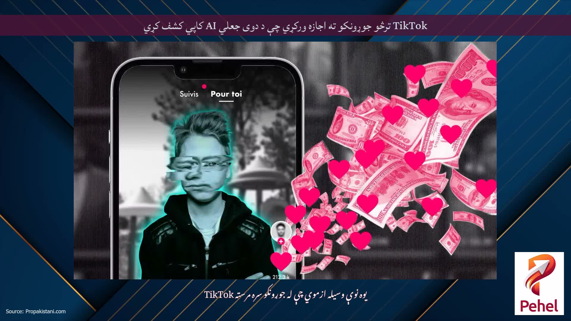 TikTok ترڅو جوړونکو ته اجازه ورکړي چې د دوی جعلي AI کاپي کشف کړي