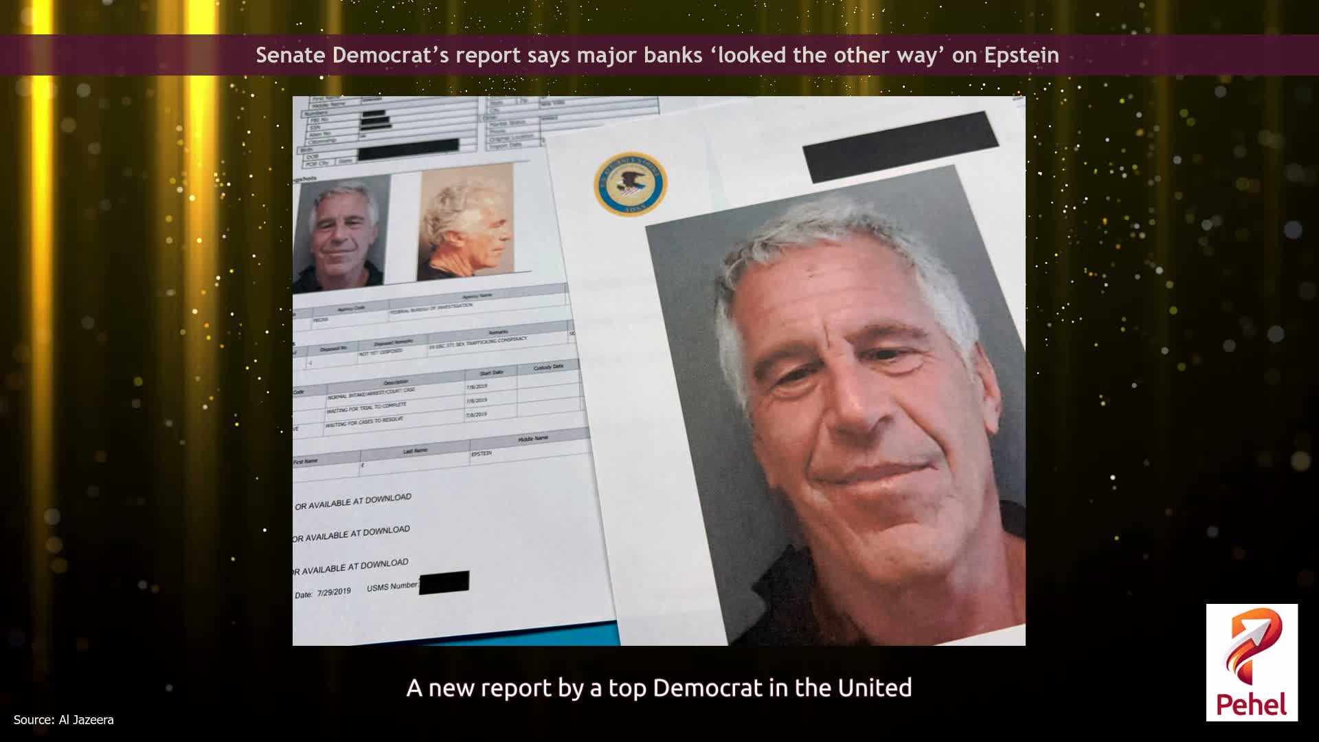 Senate Democrat’s report says major banks ‘looked the other way’ on Epstein
